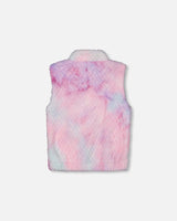 Faux Fur Vest Multicolor | Deux par Deux | Jenni Kidz