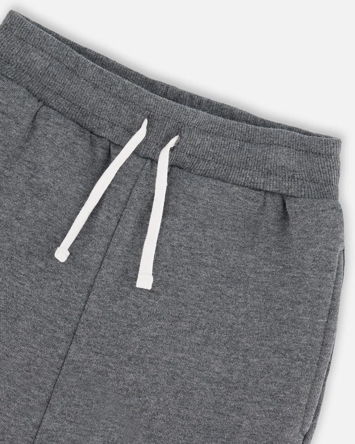 Fleece Sweatpants With Cargo Pockets Dark Gray | Deux par Deux | Jenni Kidz