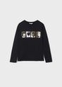 Girls Reversible Sequin Long Sleeve T-Shirt | Mayoral | Mayoral | Jenni Kidz