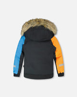 Two-Piece Play Snowsuit Robot Dinosaur Print-3