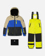 Two-Piece Play Snowsuit Bright Yellow Green-0