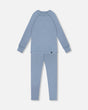 Merino Wool Base Layer Set Blue Gray-0