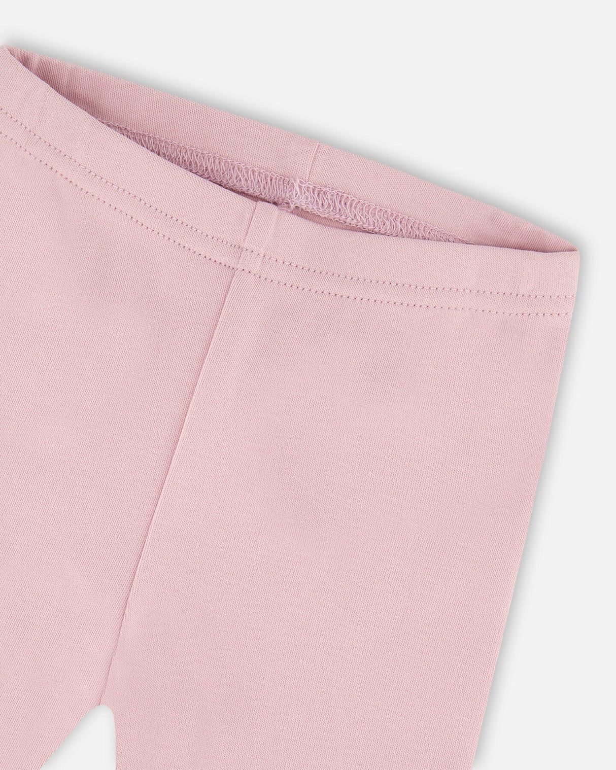 Organic Cotton Bi-Material Tunic And Leggings Set Neutral Purple-4