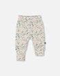 Organic Cotton Evolutive Pant Off-White Floral-0