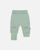 Organic Cotton Evolutive Pant Jade Green-0