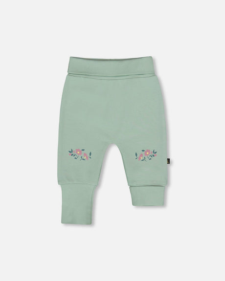 Organic Cotton Evolutive Pant Jade Green-0