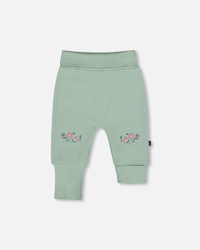 Organic Cotton Evolutive Pant Jade Green-0