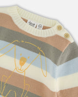 Knitted Top And Pant Set Light Caramel-3