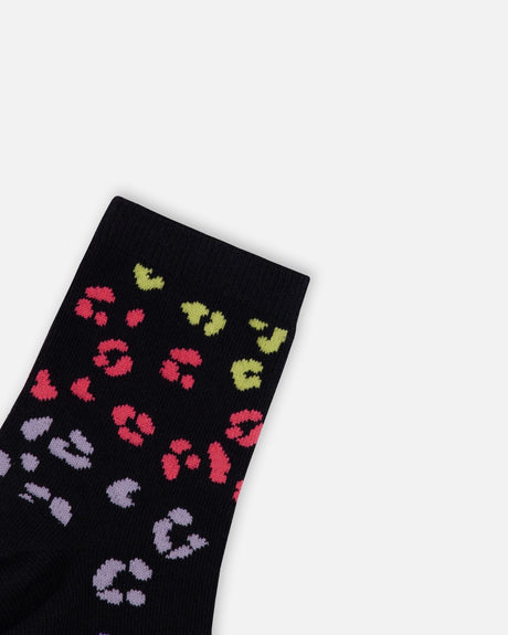 3-Pack Knit Socks Black And Multicolor-3