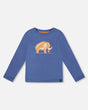 Organic Cotton Long Sleeve T-Shirt Blue-0