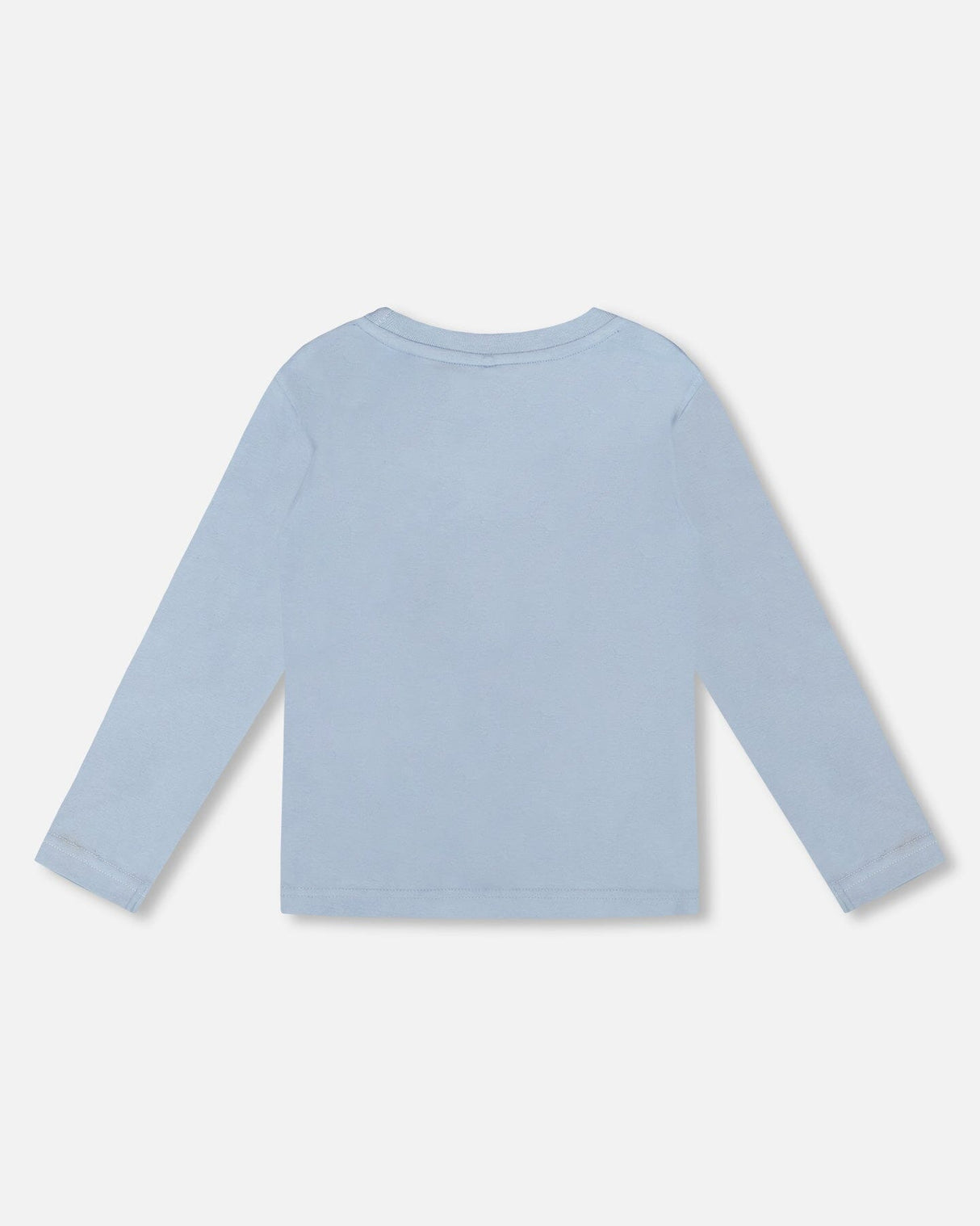 Organic Cotton Long Sleeve T-Shirt Light Blue-2