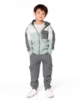Fleece Sweatpants With Pockets Dark Gray-1