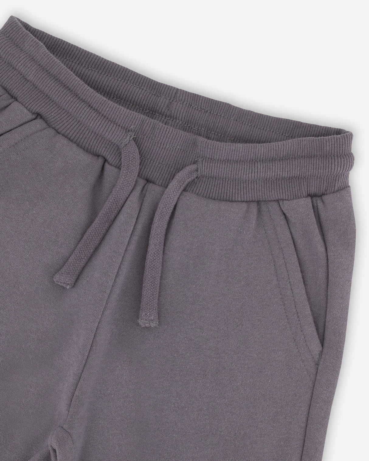 Fleece Sweatpants With Pockets Dark Gray-3