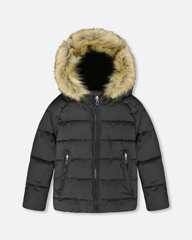 Puffy Winter Jacket Black-0