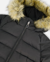 Puffy Winter Jacket Black-4