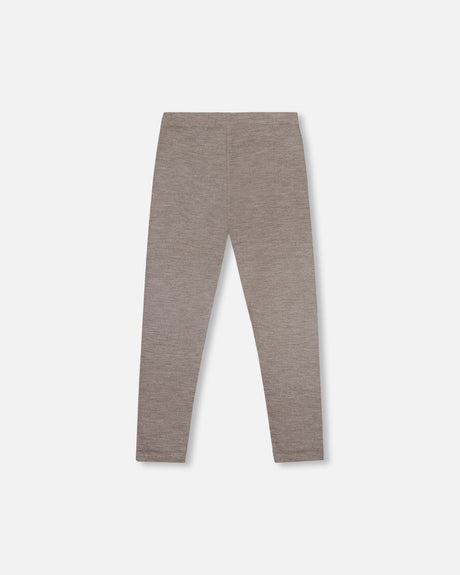 Super Soft Ribbed Leggings Heather Gray-1