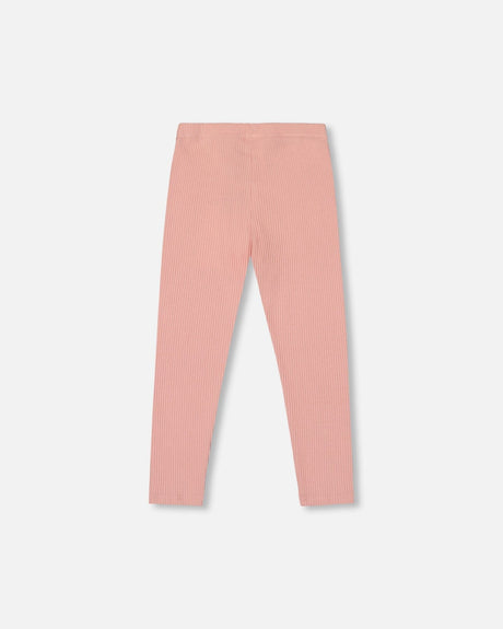 Ribbed Leggings Pink-2