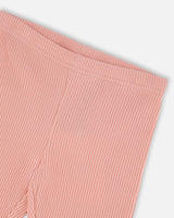 Ribbed Leggings Pink-3