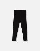 Super Soft Ribbed Leggings Black-0