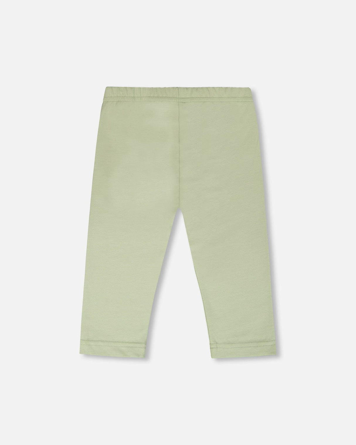 Organic Cotton Jersey Capri Light Khaki Green-3