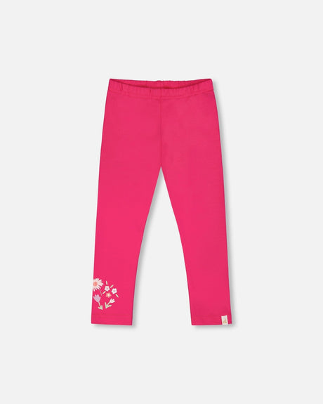 Organic Cotton Jersey Legging Pink-0