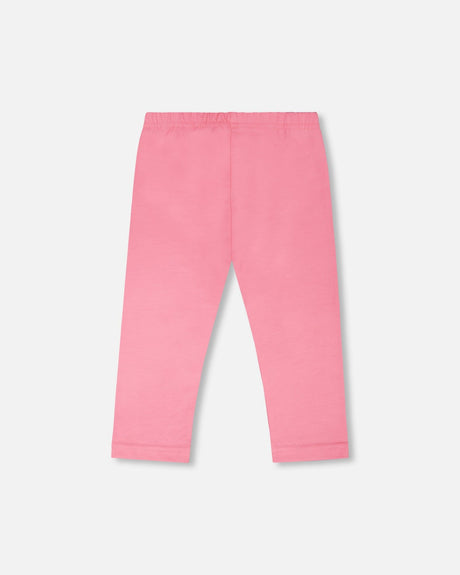 Organic Cotton Jersey Capri Pink-2