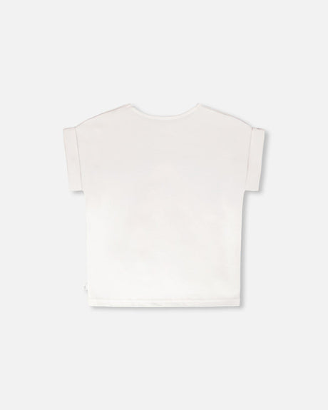 Organic Cotton Jersey T-Shirt White-2