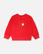 French Terry Sweatshirt Red-0