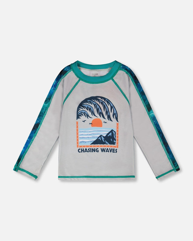 Long Sleeve Rashguard Pale Gray-3