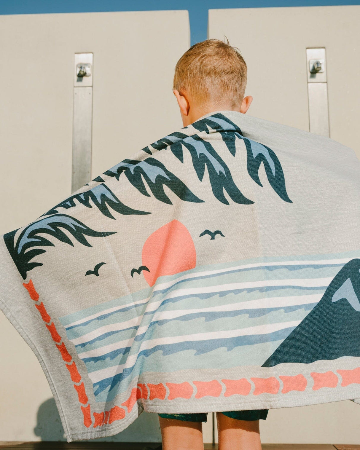Beach Towel Gray-1