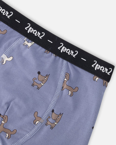 Organic Cotton Printed Boxers Pack Of 3-3