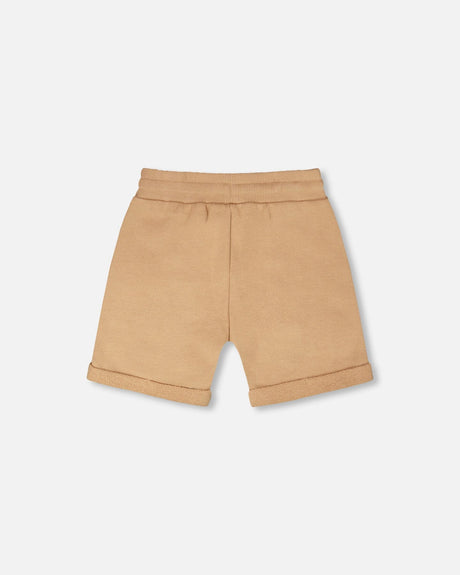 French Terry Shorts Beige-3