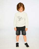 French Terry Sweatshirt Pale Grey-3