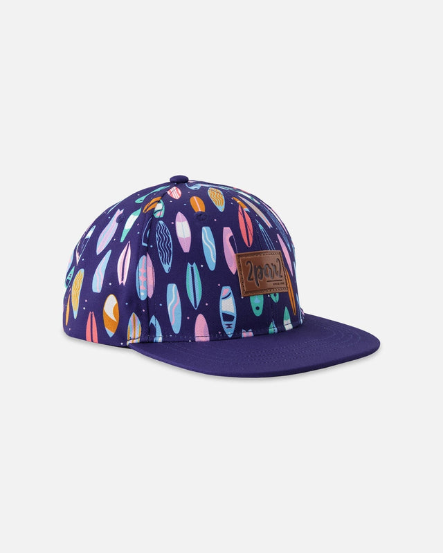 Cap Blue Surfboard Print-0