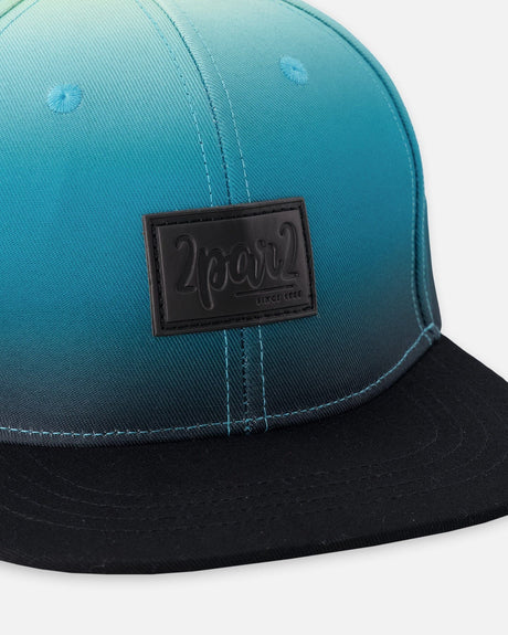 Cap Lime To Black Gradient-3