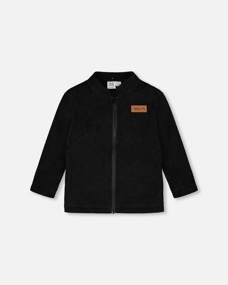 3-In-1 Two-Piece Mid-Season Outerwear Set Black And Brown-3