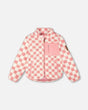 Sherpa Jacket Pink Checkerboard-0