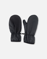 Mid-Season Mittens In Recycled Polyester Black-0