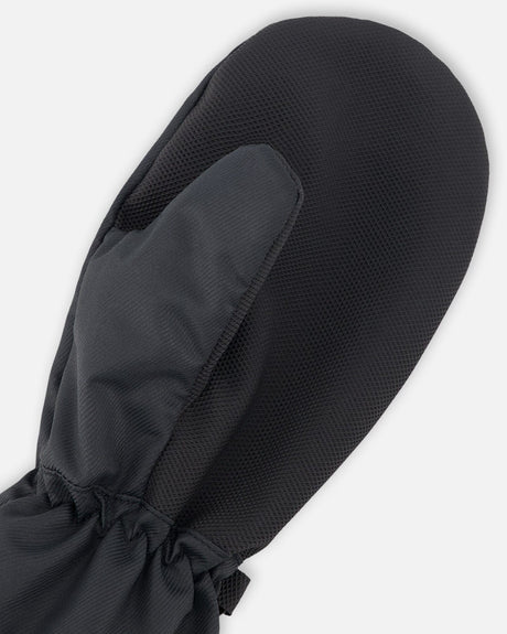 Mid-Season Mittens In Recycled Polyester Black-3