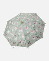 Color-Changing Umbrella Green Frog Print-0