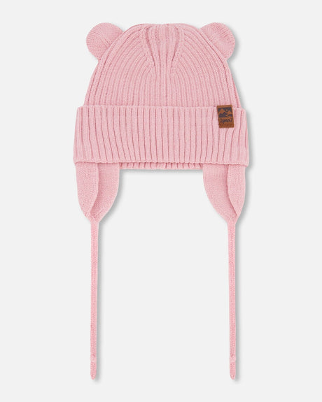 Baby Knit Hat Pale Pink-0