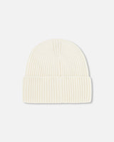 Knit Hat Off White-3
