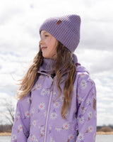 Knit Hat Lavender-1