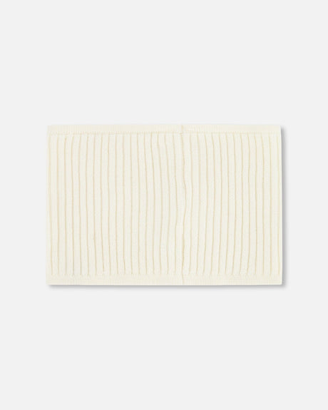 Knit Neck Tube Off White-2