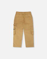 Stretch Twill Carpenter Pants Beige-3