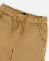 Stretch Twill Carpenter Pants Beige-4