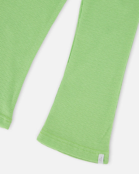 Crinkle Jersey Leggings Mint Green-4