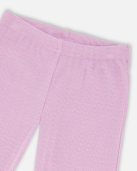 Crinkle Jersey Leggings Lilac-3