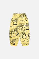 40th Anniversary Adult Printed Poplin Pant Honey Yellow-3