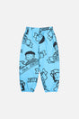 40Th Anniversary Printed Poplin Pant Sky Blue-0